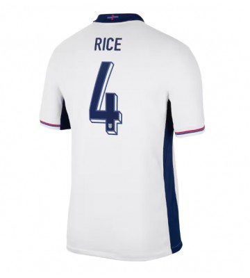 England Declan Rice #4 Replika Hjemmebanetrøje EM 2024 Kortærmet